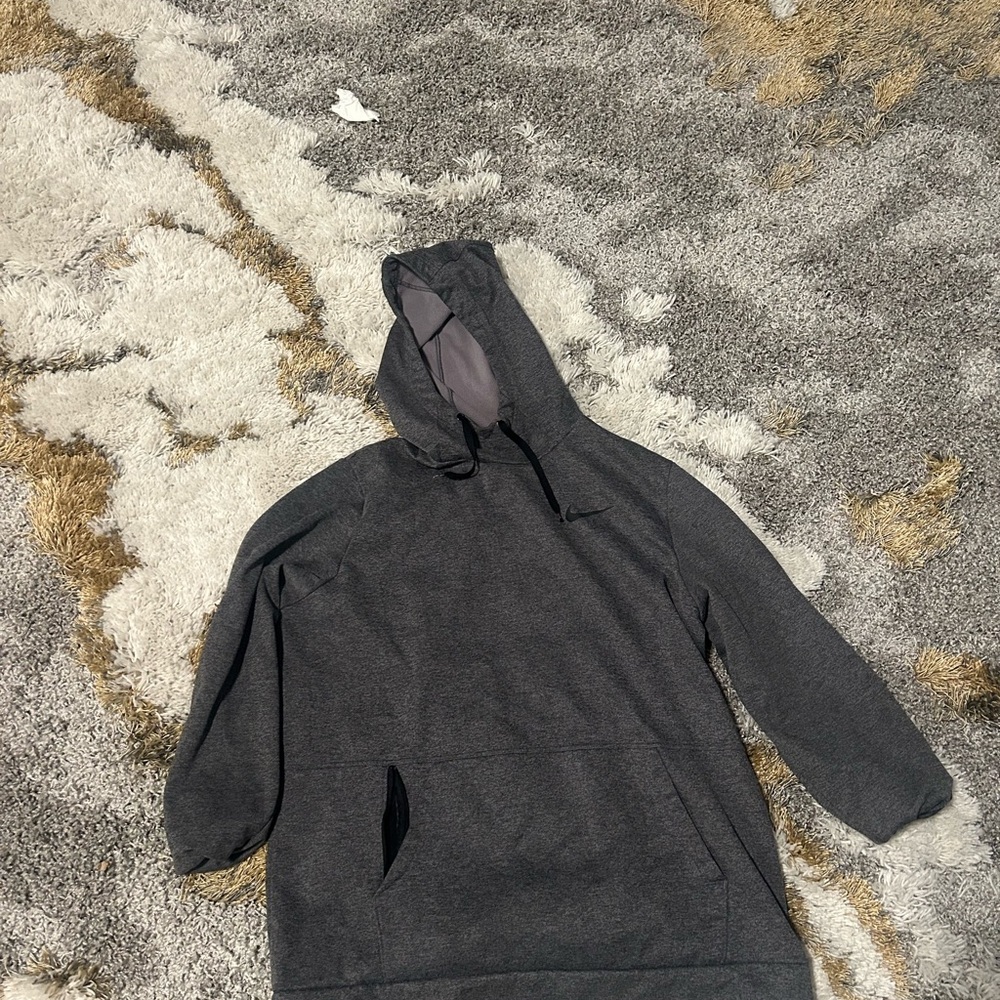 Gray Hooded Sweatshirt